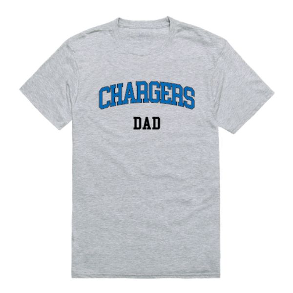 W Republic 548-495-HGY-04 University of Alabama Huntsville Chargers College Dad T-Shirt&#44; Heather Grey - Extra Large
