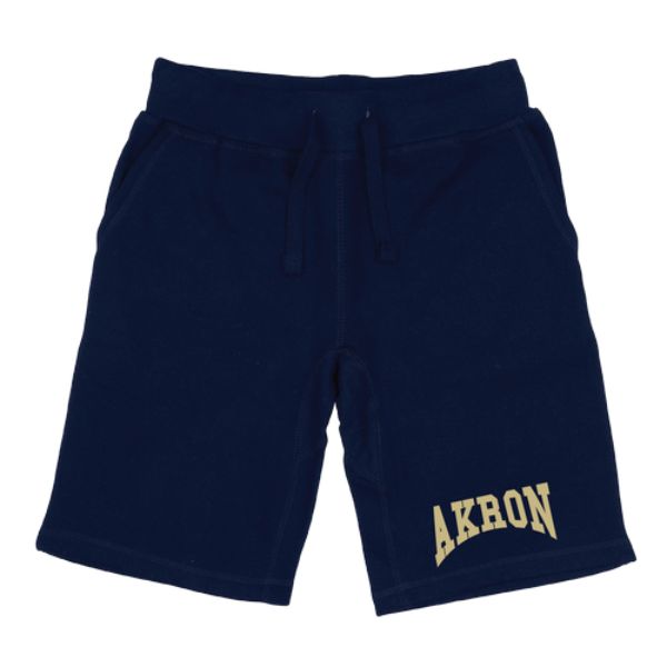 W Republic 567-100-NV2-04 University of Akron Zips Premium Shorts&#44; Navy - Extra Large