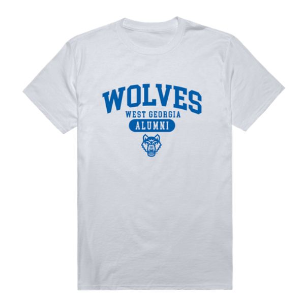 W Republic 559-713-WHT-04 University of West Georgia Wolves Alumni T-Shirt&#44; White - Extra Large