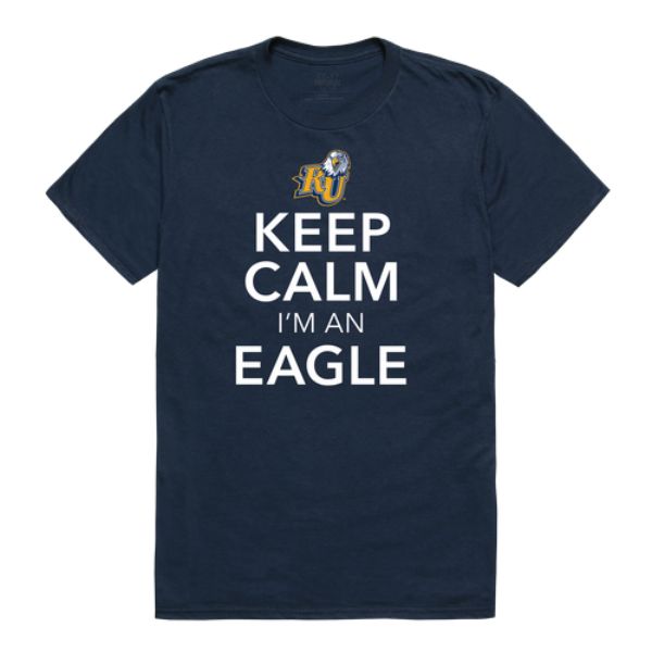 W Republic 523-696-NVY-05 Reinhardt University Eagles Keep Calm T-Shirt&#44; Navy - 2XL