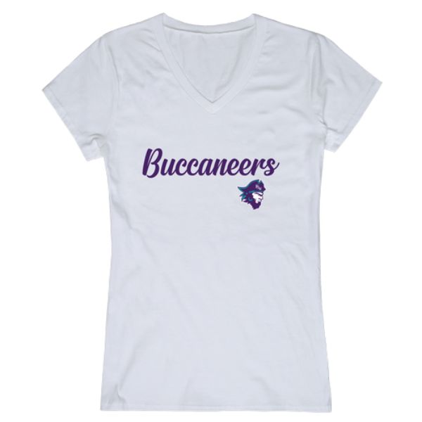 W Republic 555-717-WHT-02 Florida Southwestern State College The Buccaneers Script T-Shirt&#44; White - Medium