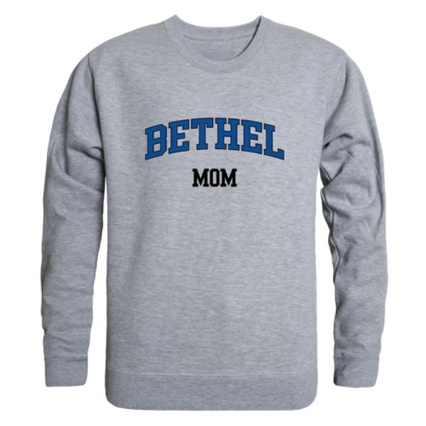 W Republic 564-617-HGY-01 Bethel University Pilots Mom Crewneck Sweatshirt&#44; Heather Grey - Small