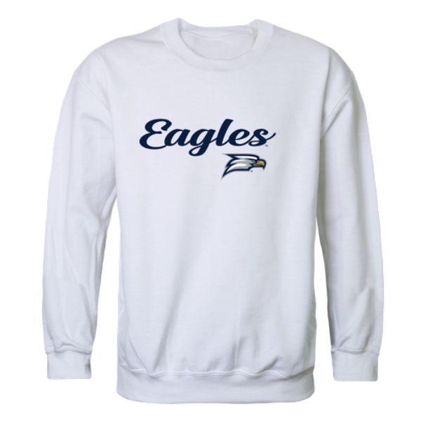W Republic 556-718-WHT-03 Georgia Southern University Eagles Script Crewneck Sweatshirt&#44; White - Large