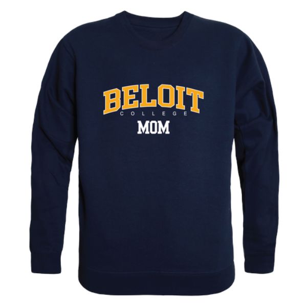 W Republic 564-482-NVY-02 Beloit College Buccaneers Mom Crewneck Sweatshirt&#44; Navy - Medium