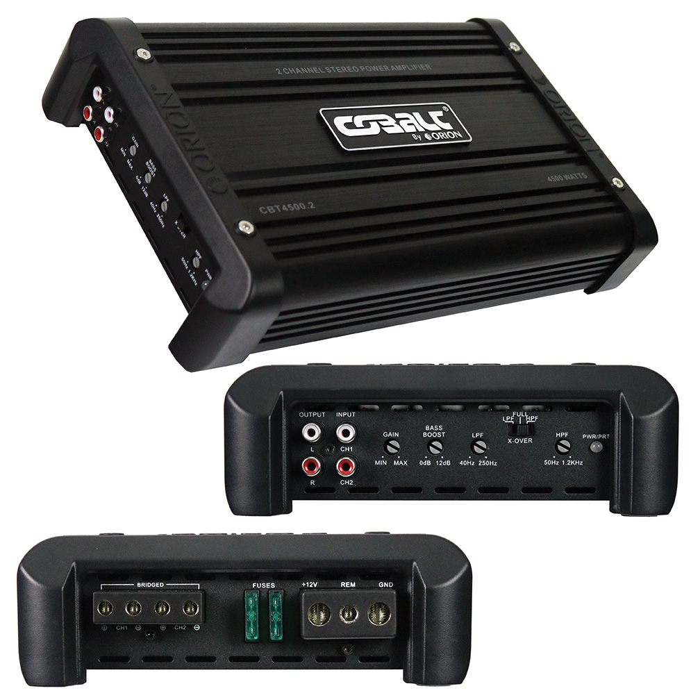 Orion CBT45002 4500W Max Cobalt 2 Channel Amplifier
