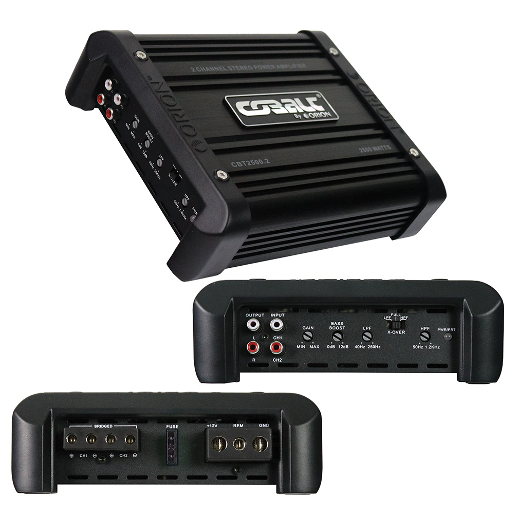 Orion CBT25002 2500W Max Cobalt 2 Channel Amplifier