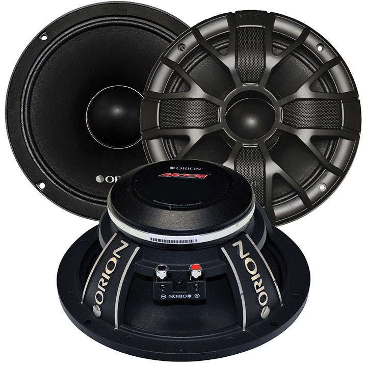 Orion HCCA88N 8 in. 2000W Max HCCA Midrange Speaker with Grill