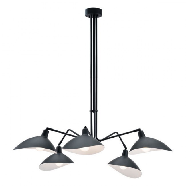 Zuo Modern 56062 Desden Ceiling Lamp, Black