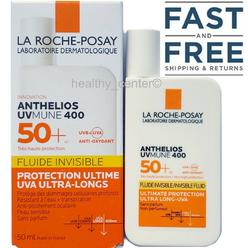2Seeds 221195090660 50 ml SPF 50 Plus La Roche-Posay Anthelios UVmune 400 Invisible Non-Perfumed Fluid Chemical Sunscreen