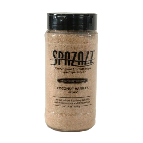 SPAZAZZ SZ251 17 oz Jar Crystals Coconut Vanilla Fragrance