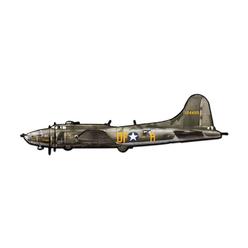 Past Time Signs PS320 B17 Flying Fortress Custom Metal Shape Sign