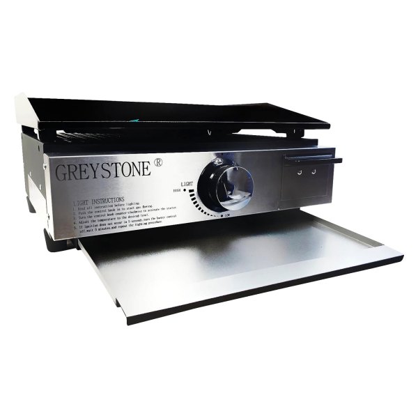 Way Interglobal WAYBC1715D 17 in. 2022 Greystone Griddle & Grill Combo