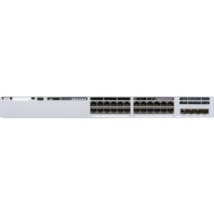 Cisco C9300L-24P-4G-A Catalyst 24-Port fixed Uplinks PoE Plus, 4X1G Uplinks, Network Advantage - 24 Ports - Manageable