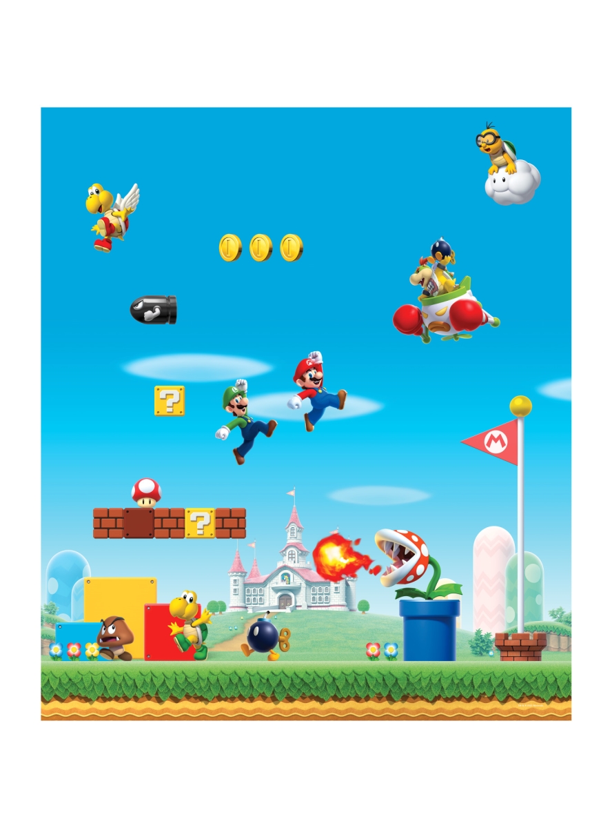 RoomMates TAP5286LG 60 x 52 in. Polyster Nintendo Super Mario Tapestry&#44; Multi Color