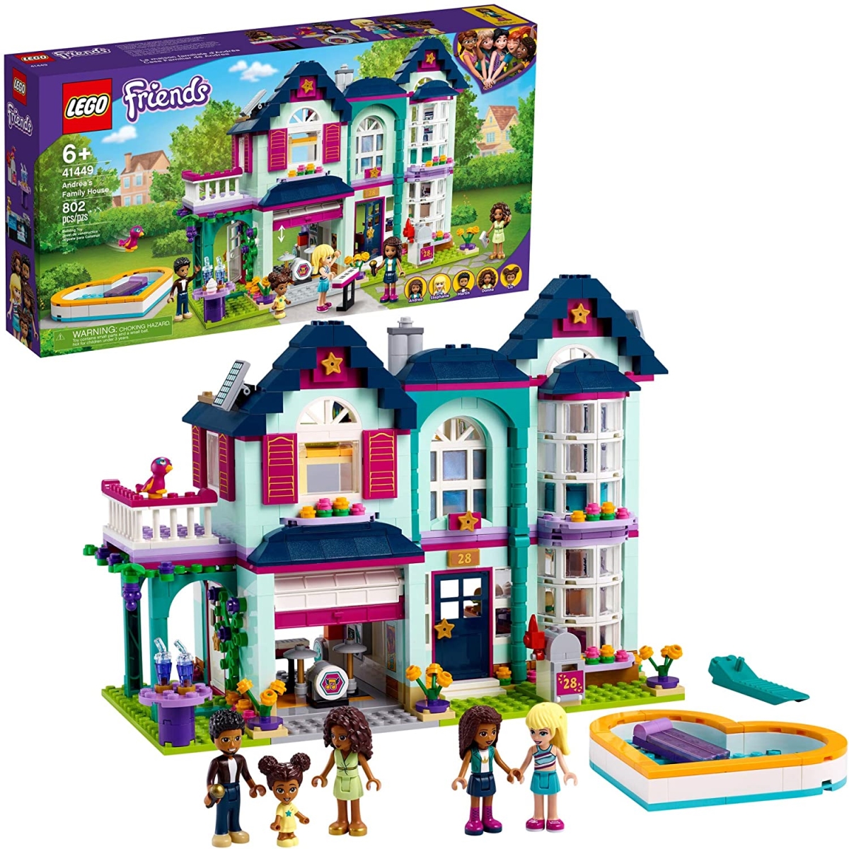 LEGO 30385775 Lego Friends Andreas Family House&#44; 802 Piece