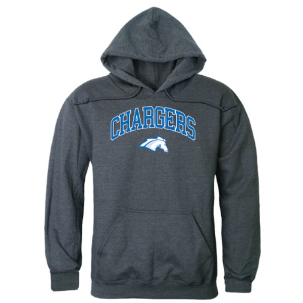W Republic 540-495-HCH-03 University of Alabama Huntsville Chargers Campus Hoodie&#44; Heather Charcoal - Large