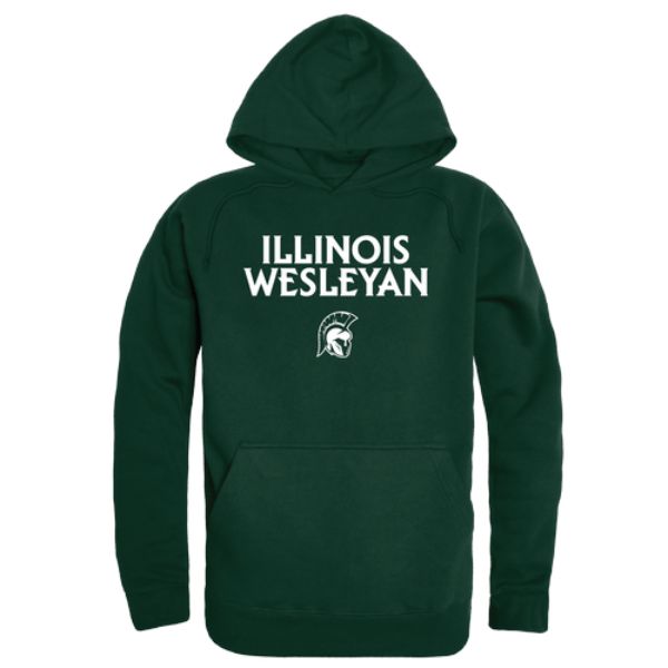 W Republic 540-525-FOR-05 Illinois Wesleyan University Titans Campus Hoodie&#44; Forest Green - 2XL