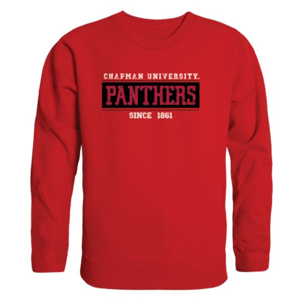 W Republic 544-629-RED-04 Chapman University Panthers Established Crewneck Sweatshirt&#44; Red - Extra Large