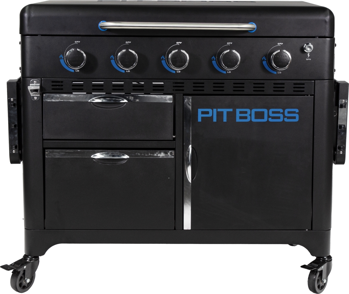 Pit Boss Grills PBG10783 Pit Boss Ultimate 5 Burner Griddle with Cabinet Pb5Bgd2