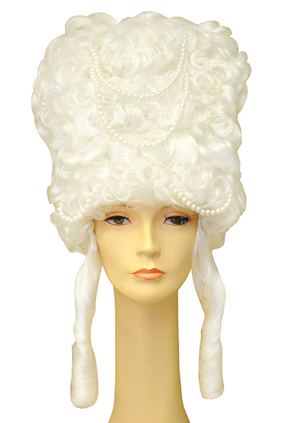 Morris Costumes Lacey Wigs LW676HPK Marie Antoinette IV Wig, No. R625 Hot Pink