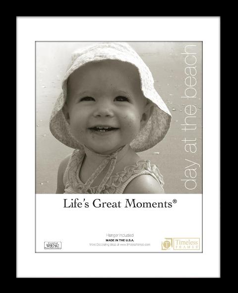 Timeless Frames 78303 Lifes Great Moments Black Wall Frame, 11 x 14 in.