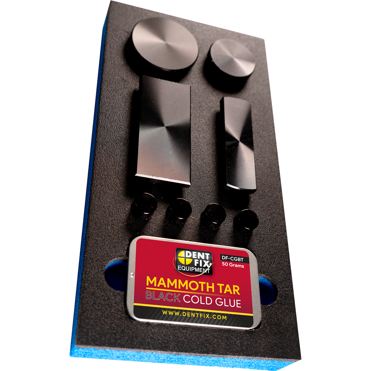 Dent Fix DENDF-CGS72 The Cold Adhesive Glue Pad Set with Mammoth Tar DF-CGS72