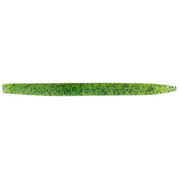 Googan Baits GLL-4-CPG 4 in. Chartreuse Pepper Lunker Log Fishing Lure with Green Fleck - 9 Count