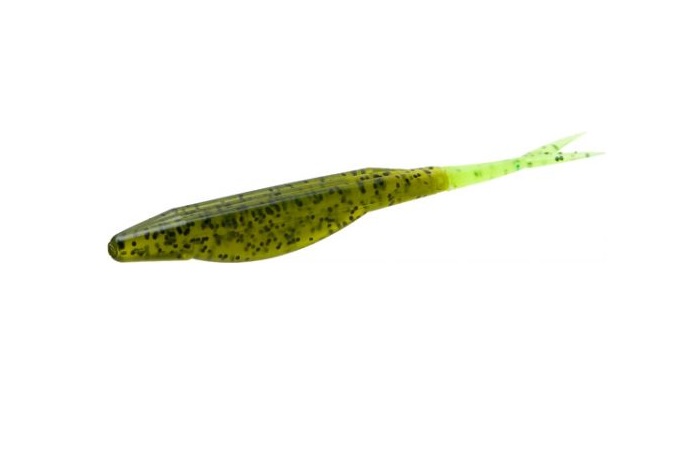 A-Zoom Zoom 023-51 5 in. Super Fluke 10BG-Watermelon Seed Chat Fishing Lure
