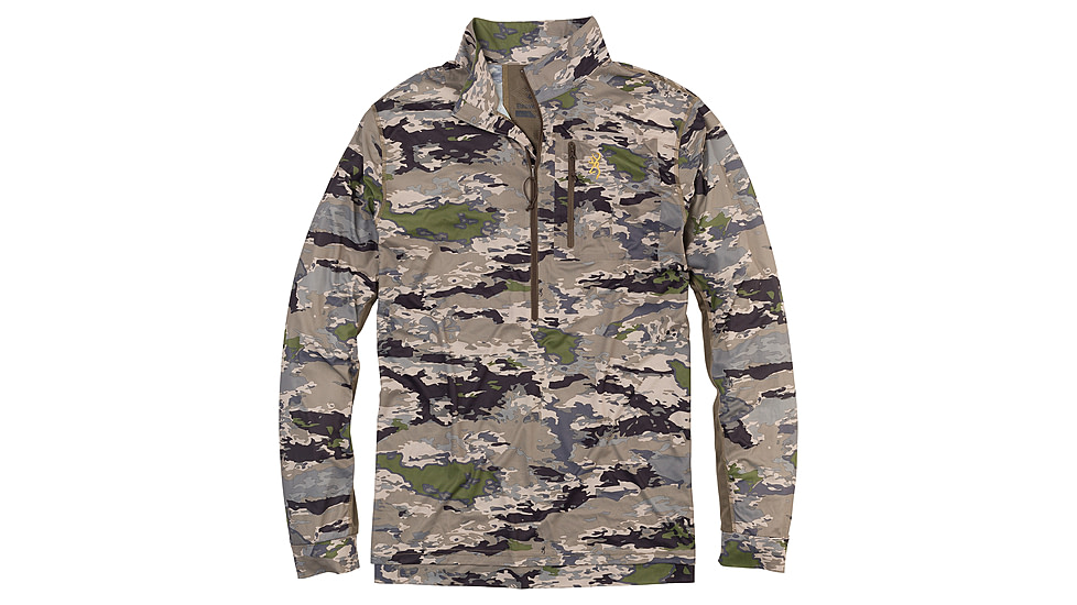 Browning 3010563405 0.75 Zip Early Season Shirt&#44; Ovix - 2XL