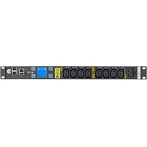 Eaton EMAT10-10 Managed 8-Outlet PDU - Managed - IEC 60320 C20 - 8 x IEC 60320 C13 - 1U Rack Mount