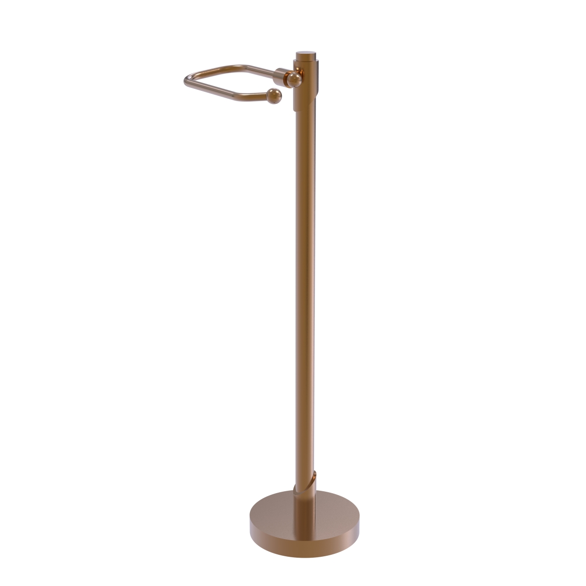 Allied Brass TR-27-BBR Tribecca Collection Free Standing Toilet Tissue Holder, Brushed Bronze