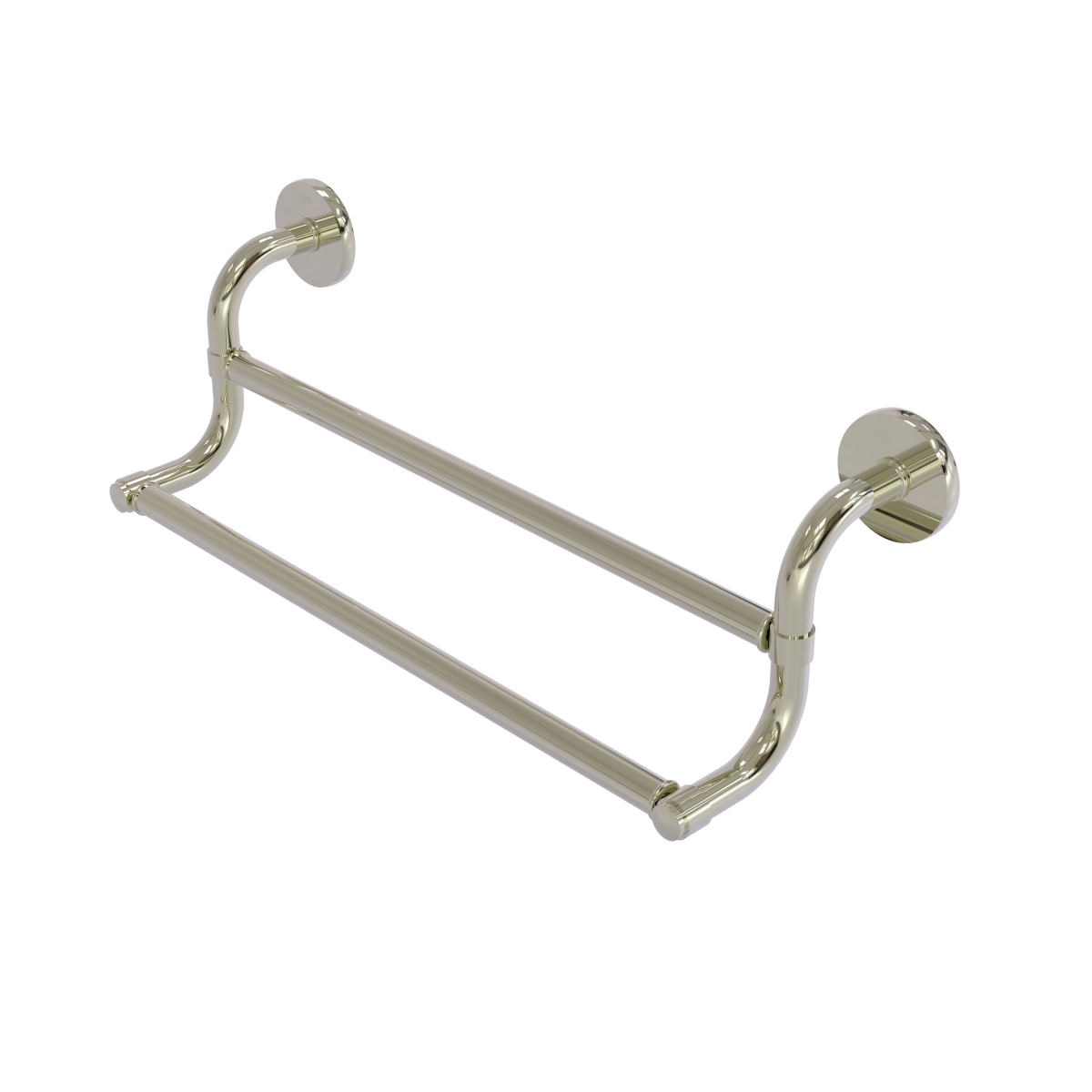 Allied Brass RM-72-30-PNI 30 in. Remi Collection Double Towel Bar, Polished Nickel