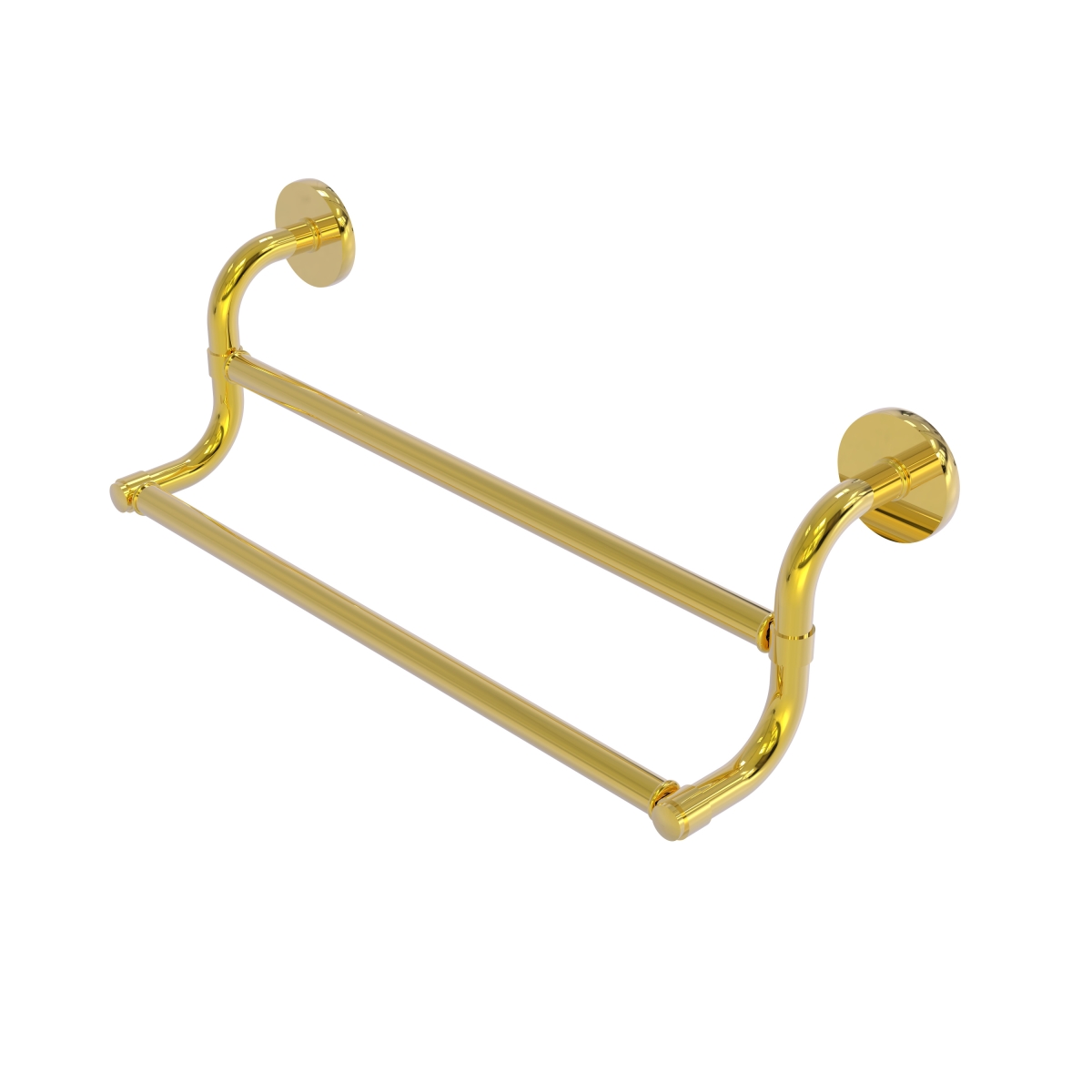 Allied Brass RM-72-36-PB 36 in. Remi Collection Double Towel Bar, Polished Brass