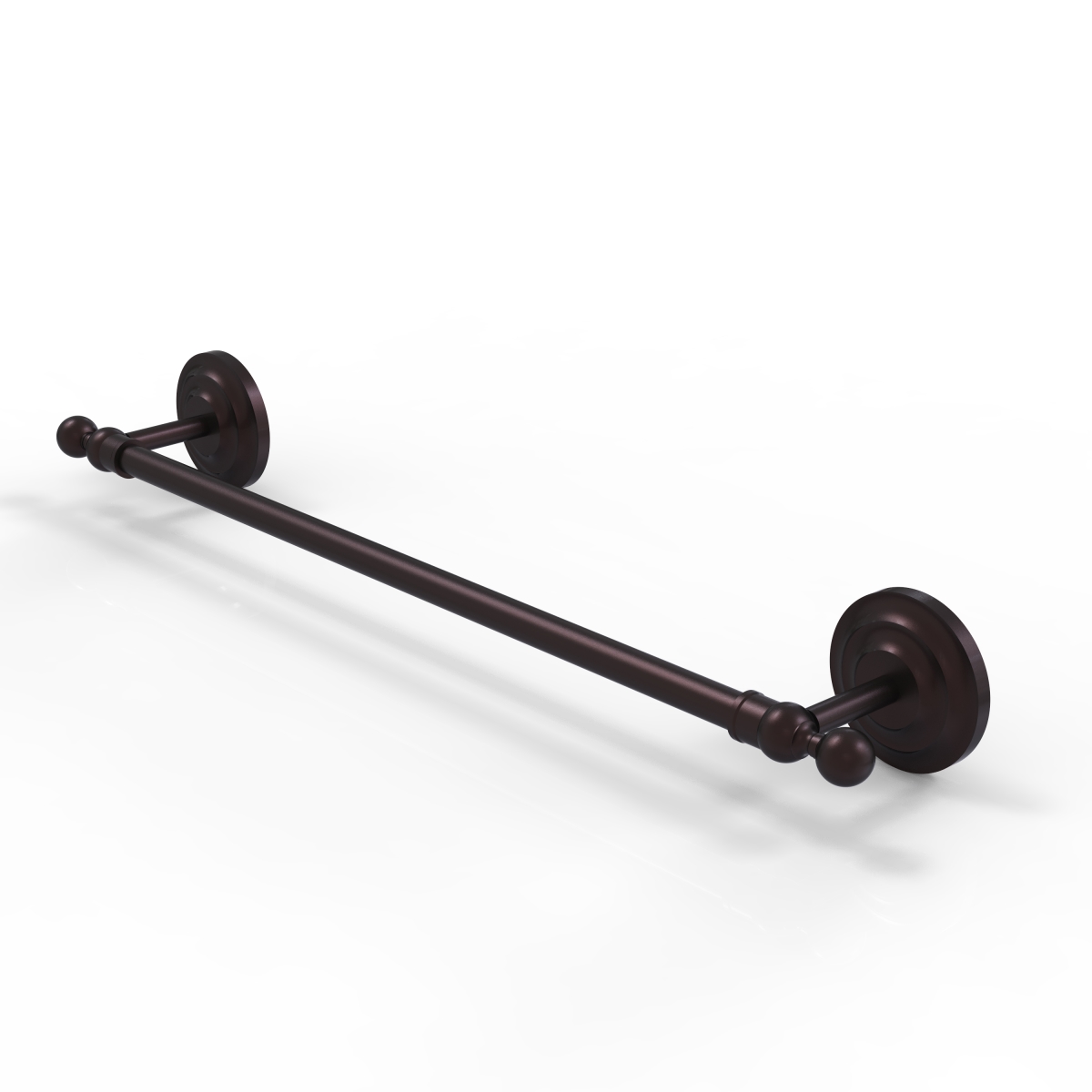 Allied Brass QN-41-18-ABZ Que First Collection 18 in. Towel Bar, Antique Bronze - 18 x 3 x 21 in.
