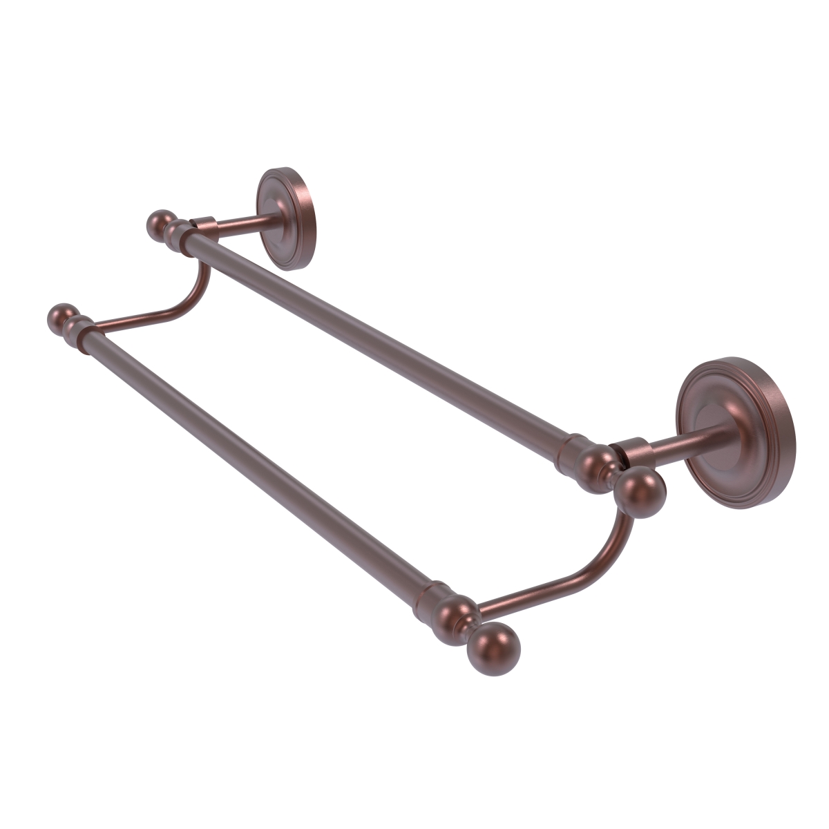 Allied Brass R-72-30-CA 30 in. Regal Collection Double Towel Bar, Antique Copper