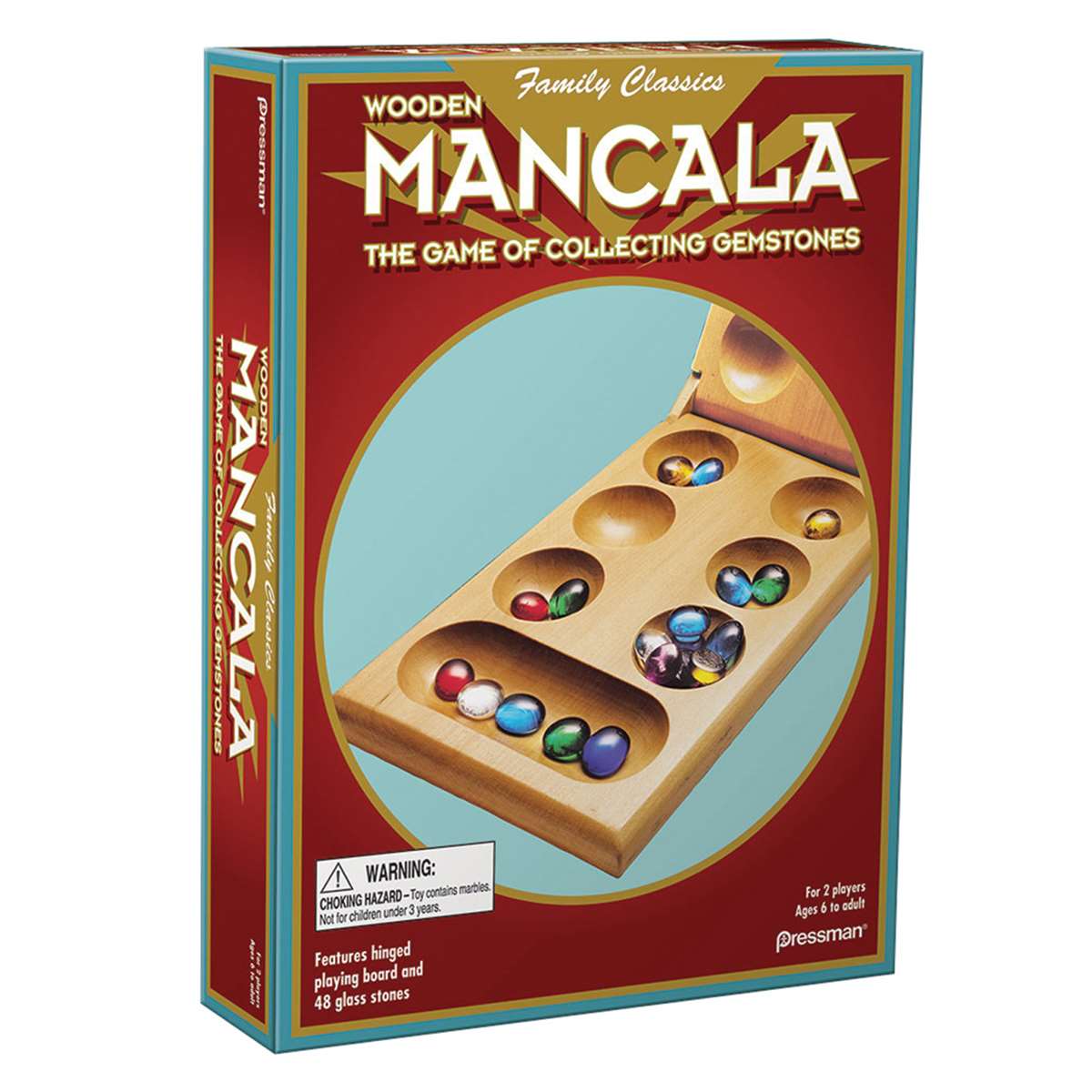 Pressman Toy PRE442606-2 Mancala 6 To Adult 2 Players Toy Skills Game - 2 Each