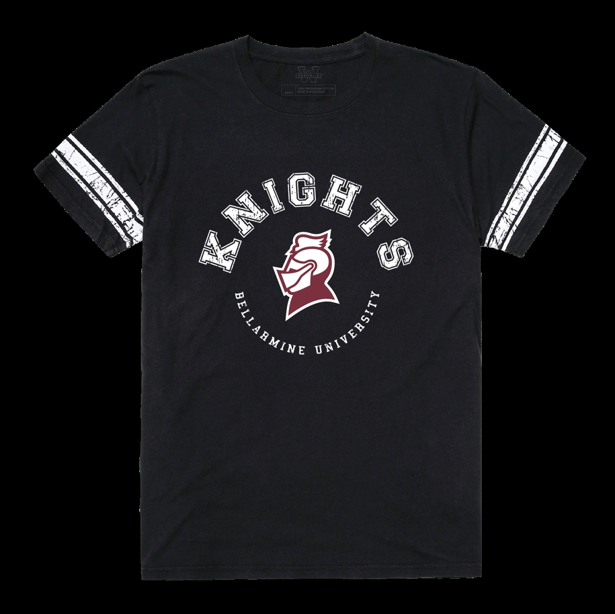 W Republic 504-706-BLK-04 Bellarmine University Knights Mens Football T-Shirt&#44; Black - Extra Large