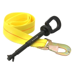 Steck Manufacturing Co Inc Steck Manufacturing 71490 I-Bolt Universal Tow Eye with Safety Strap