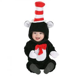 Dr. Seuss 849404-0-3months The Cat in the Hat Infant One Piece Costume&#44; 0-3 Months