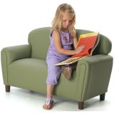 Brand New World BNWFP2S100 Enviro Child Upholstery Sage Sofa