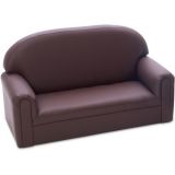 Brand New World BNWFI2C100 Just Like Home Infant Toddler Enviro Child Upholstery Chocolate Sofa