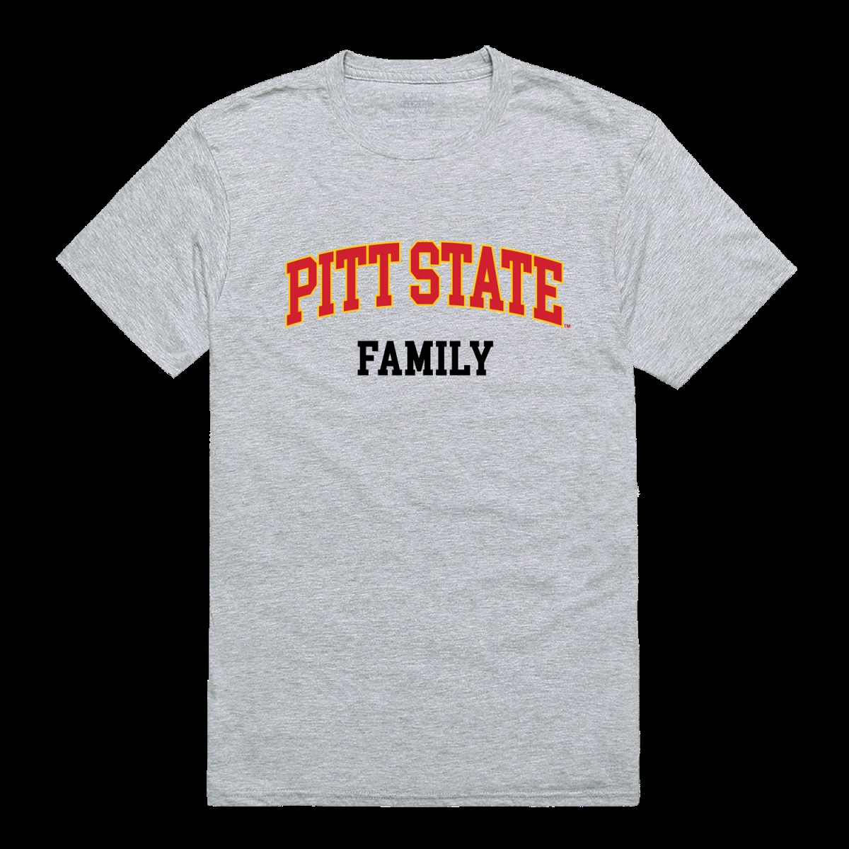 W Republic 571-427-HGY-02 Pittsburg State University Gorillas Family T-Shirt&#44; Heather Grey - Medium