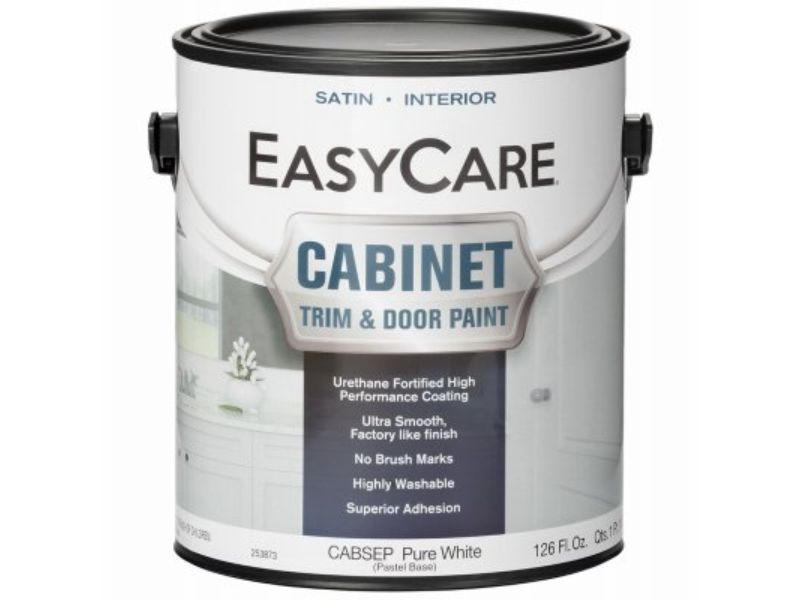 True Value Manufacturing True Value 253873 1 gal White & Pastel Base Acrylic Polyurethane Cabinet Door & Trim Paint&#44; Stain Finish