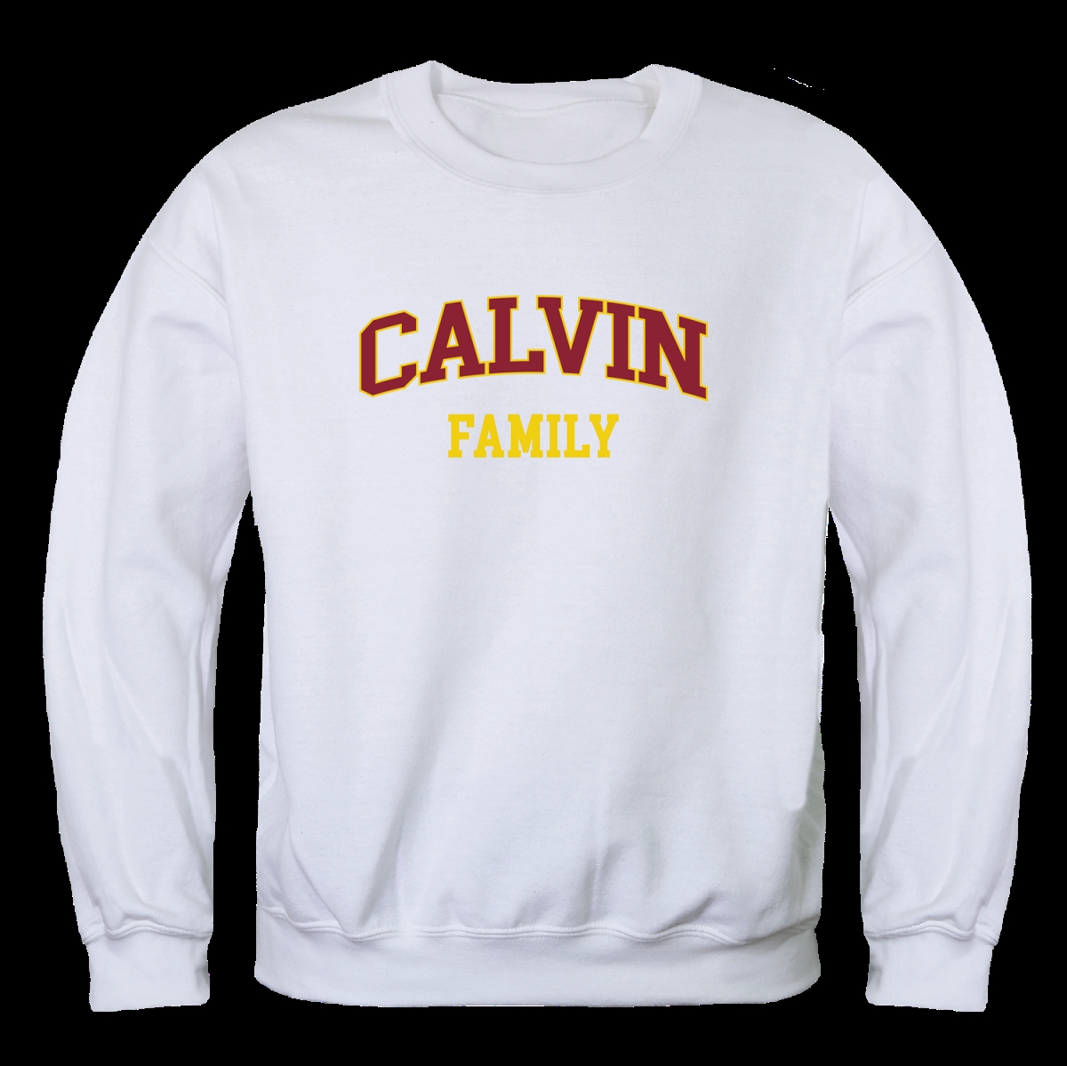 W Republic 572-507-WHT-04 Calvin University Knights Family Crewneck Sweatshirt&#44; White - Extra Large