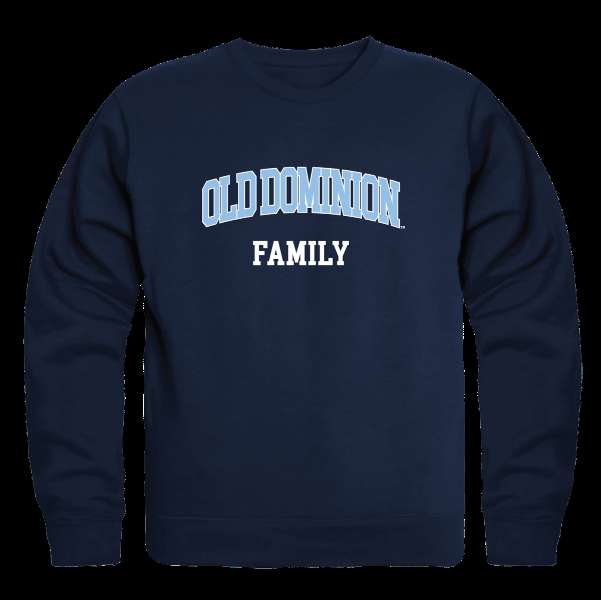 W Republic 572-228-NVY-02 Old Dominion University Monarchs Family Crewneck Sweatshirt&#44; Navy - Medium