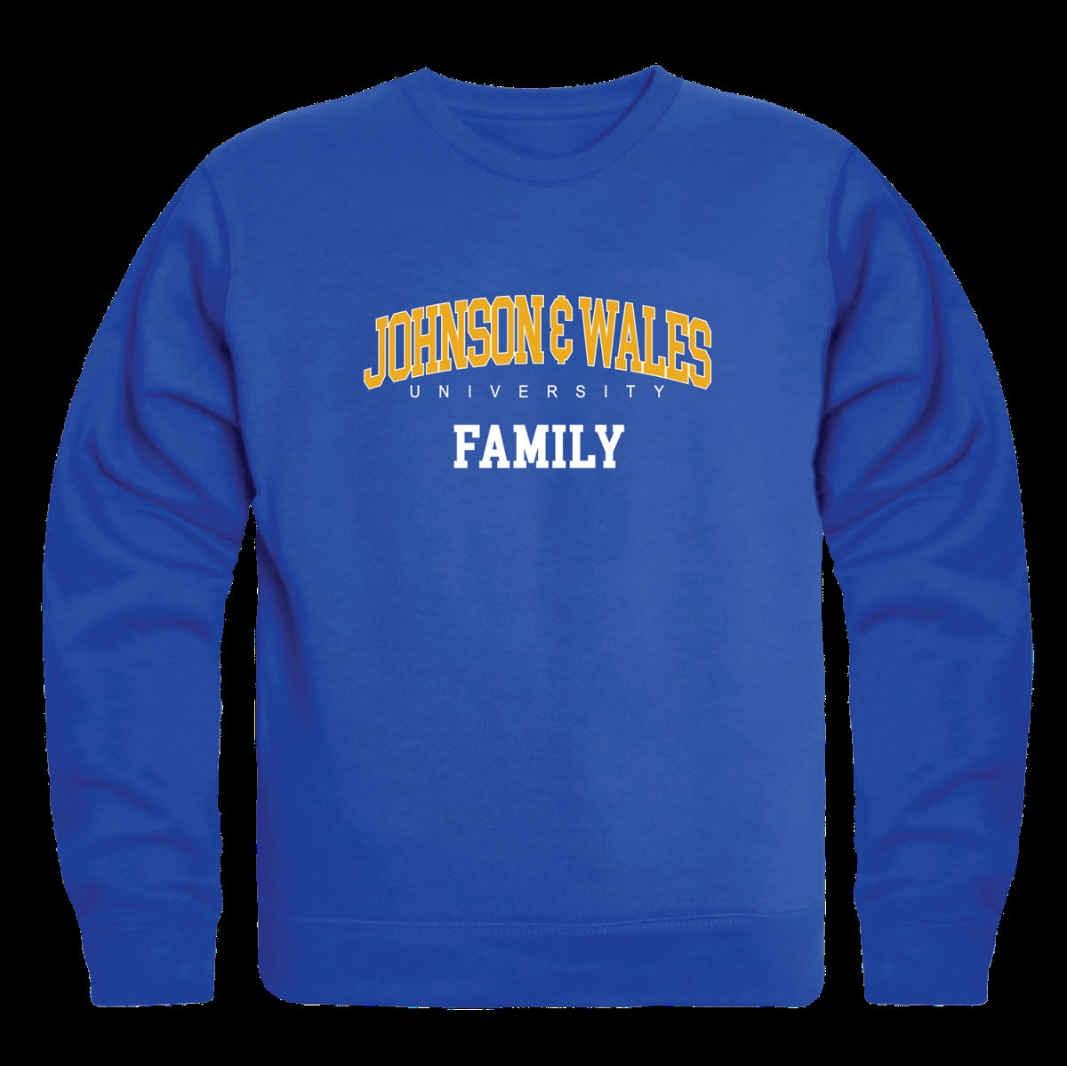W Republic 572-657-RYL-01 Johnson & Wales University Wildcats Family Crewneck Sweatshirt&#44; Royal - Small