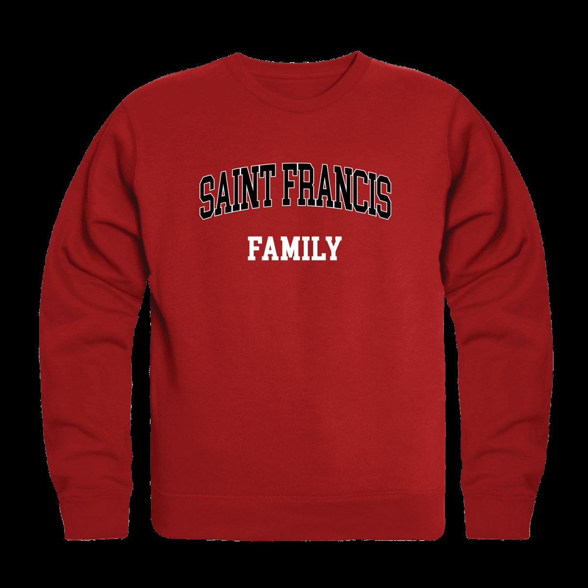 W Republic 572-669-RED-05 Saint Francis University Red Flash Family Crewneck Sweatshirt&#44; Red - 2XL