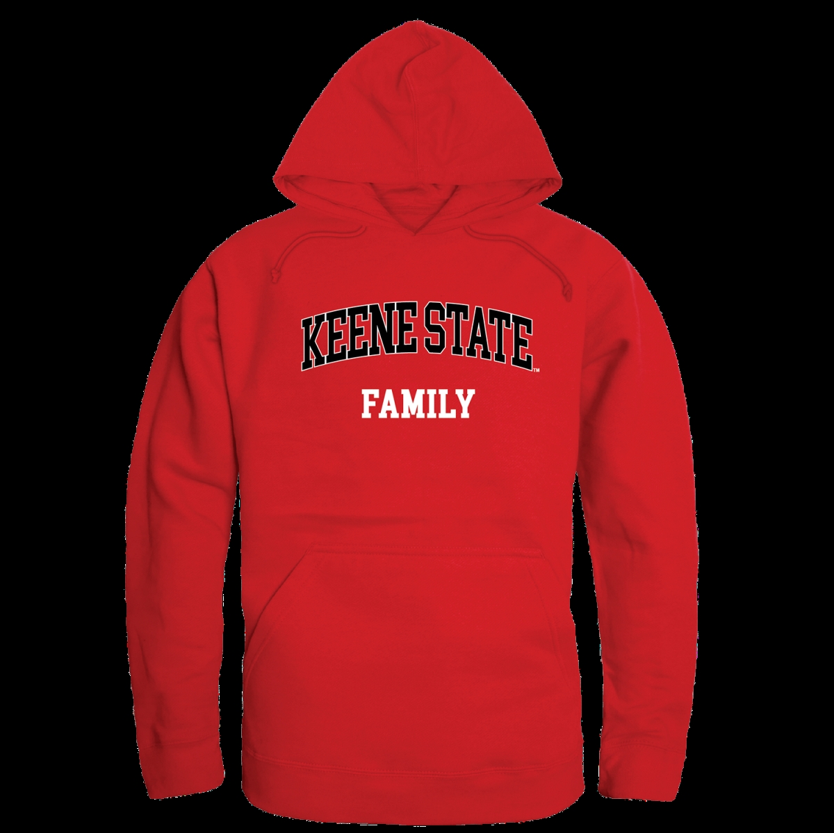 W Republic 573-453-RED-03 Keene State College Owls Family Hoodie&#44; Red - Large