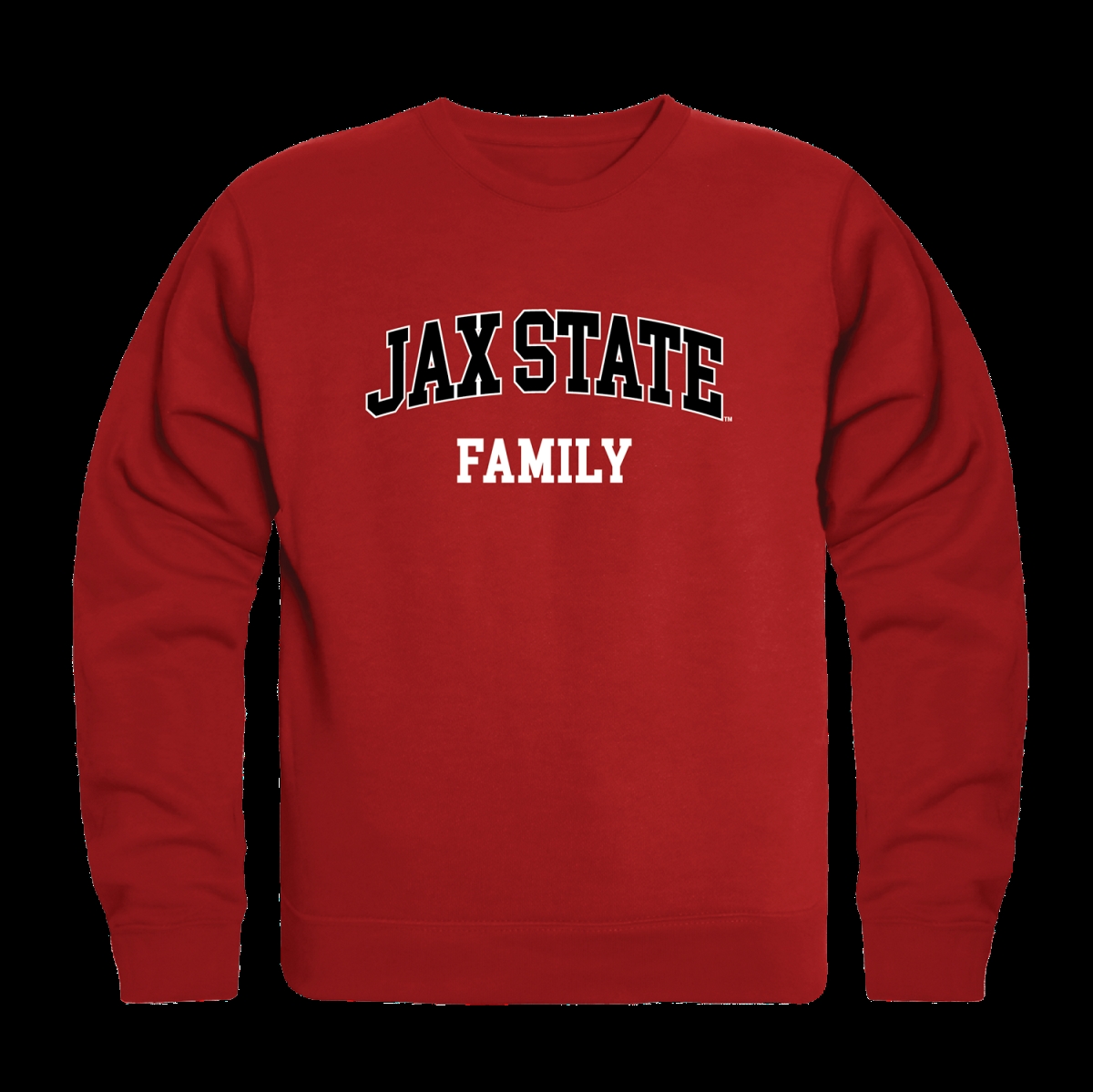W Republic 572-126-RED-01 Jacksonville State University Gamecocks Family Crewneck Sweatshirt&#44; Red - Small
