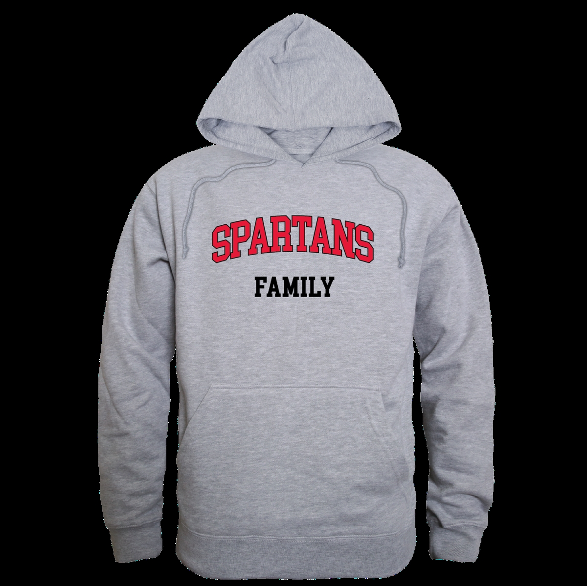 W Republic 573-448-HGY-03 University of Tampa Spartans Family Hoodie&#44; Heather Grey - Large